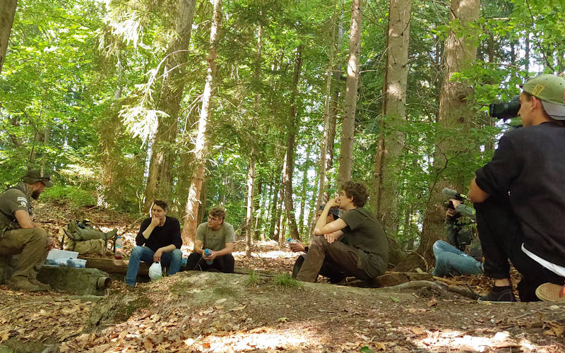 Bushcraft Wesertal - 2022 - Wanderrast im Wald